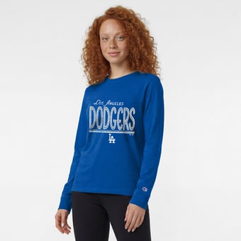 Women's Champion  Royal Los Angeles Dodgers Long Sleeve T-Shirt