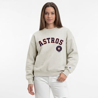 Women's Champion  Oatmeal Houston Astros All-Star Sweatshirt