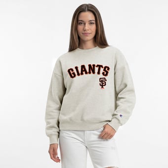 Women's Champion Oatmeal San Francisco Giants All-Star Sweatshirt