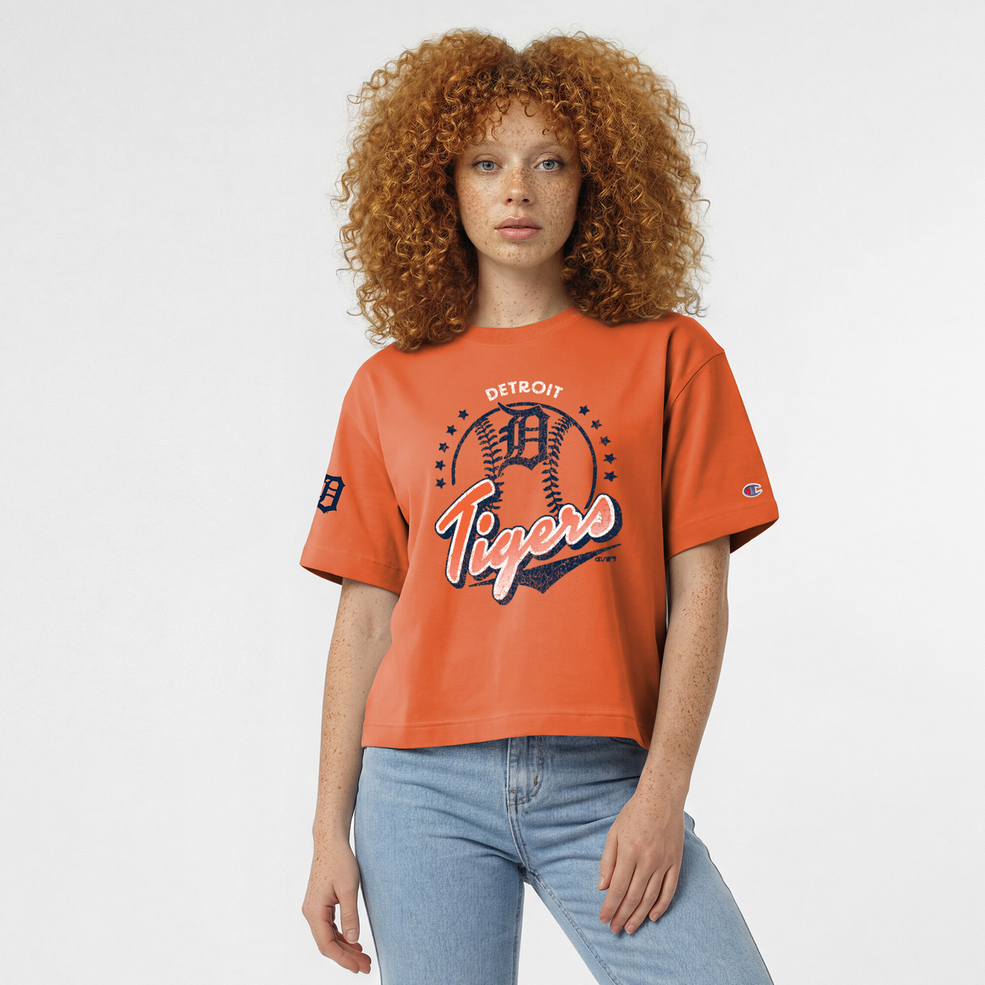 Women’s Champion Orange Detroit Tigers All-Star T-Shirt