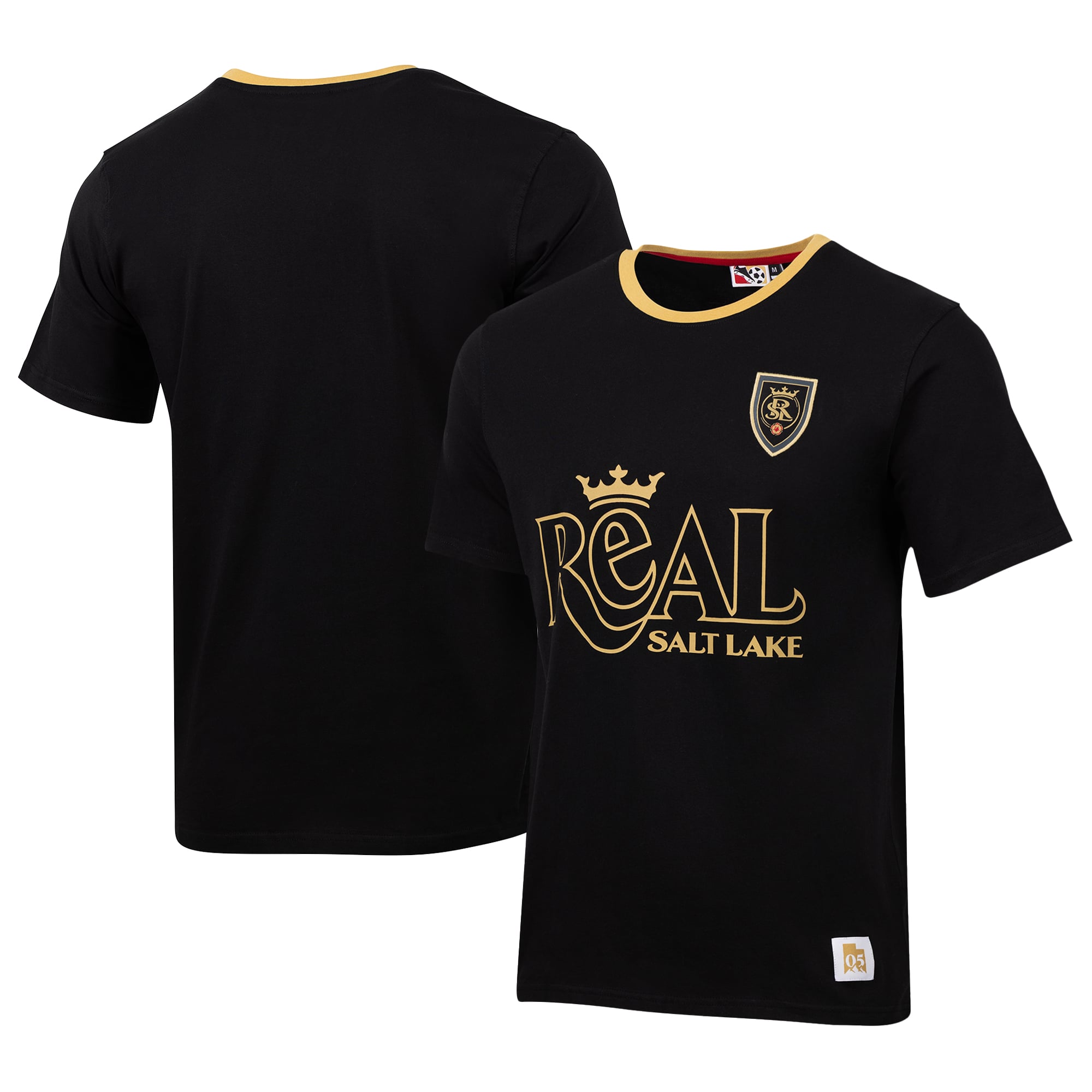 Men's Sport Design Sweden Black Real Salt Lake 2026 Archive Heavyweight Relaxed T-Shirt