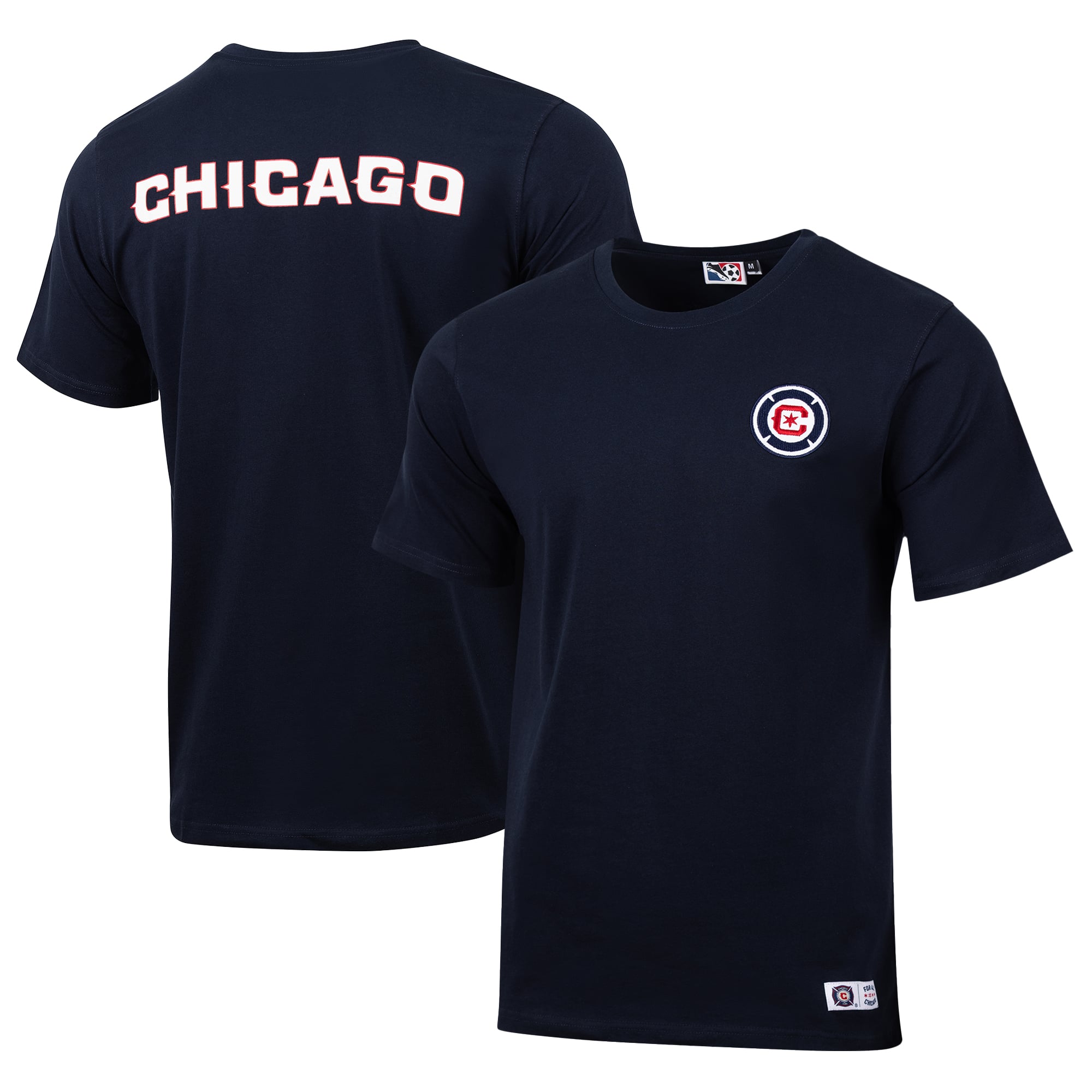 Men's Sport Design Sweden Navy Chicago Fire 2026 Archive Heavyweight Relaxed T-Shirt