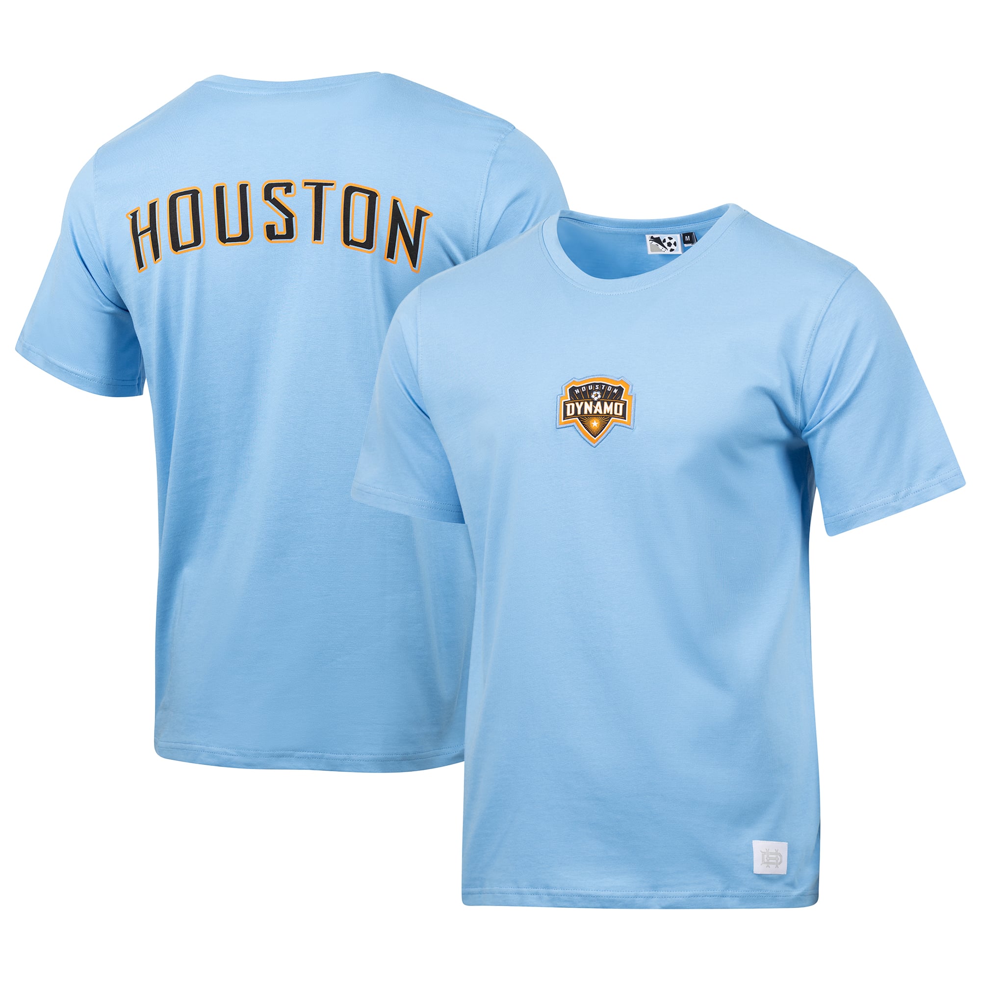 Men's Sport Design Sweden Light Blue Houston Dynamo FC 2026 Archive Heavyweight Relaxed T-Shirt