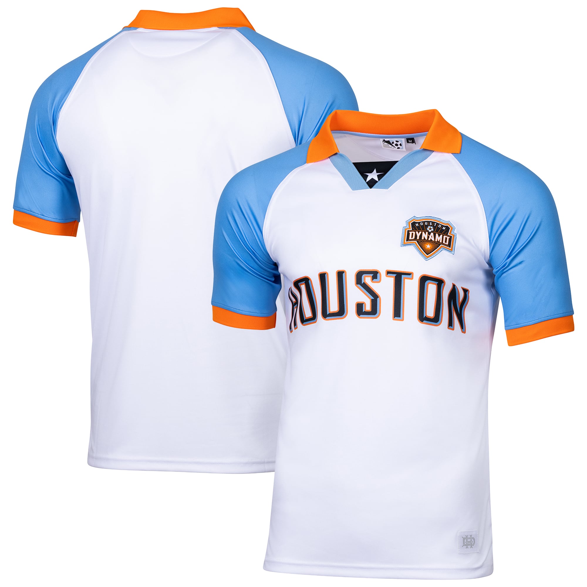 Men's Sport Design Sweden White Houston Dynamo FC 2026 Archive Sublimated Retro Polo