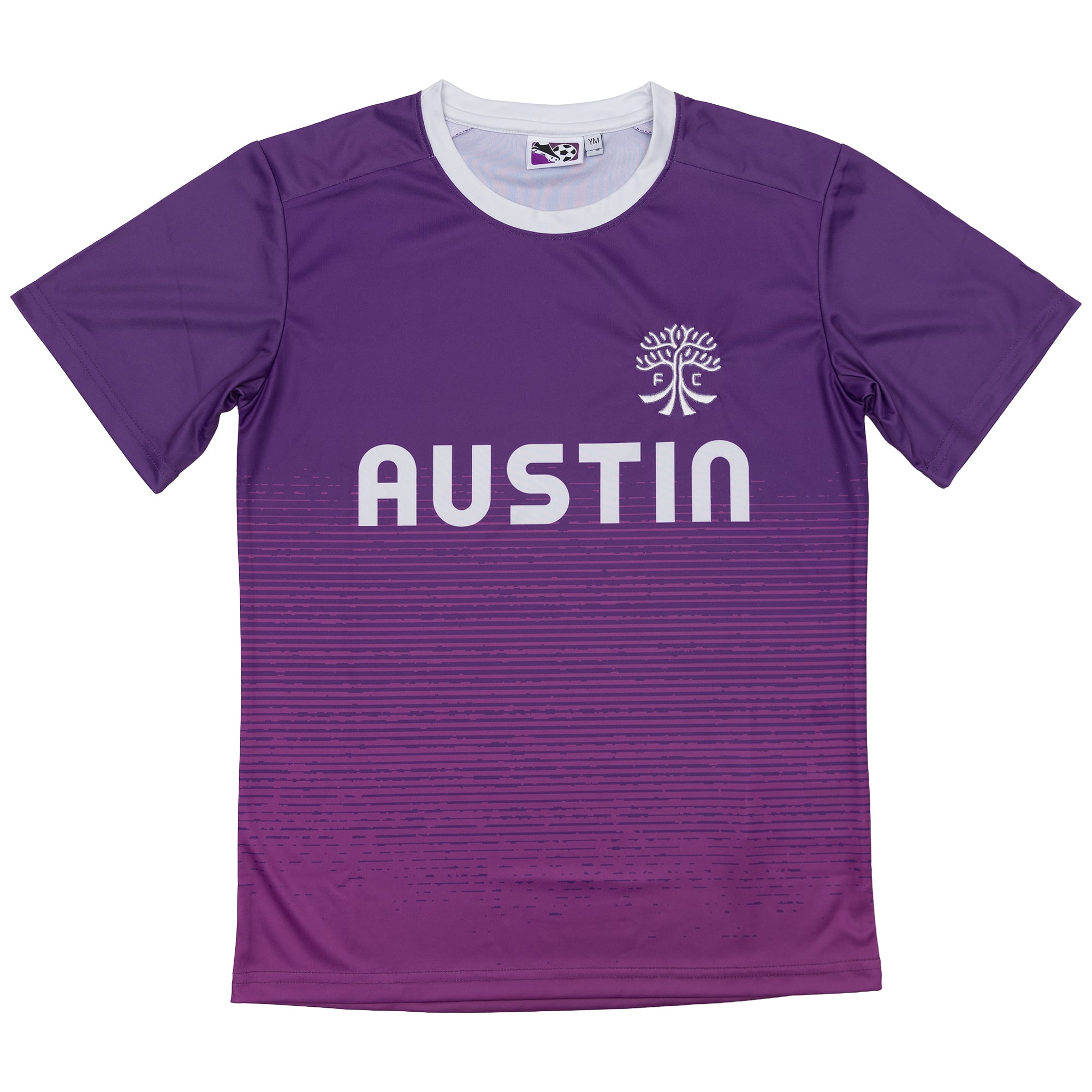Youth Sport Design Sweden Purple Austin FC 2026 Archive Sublimated T-Shirt
