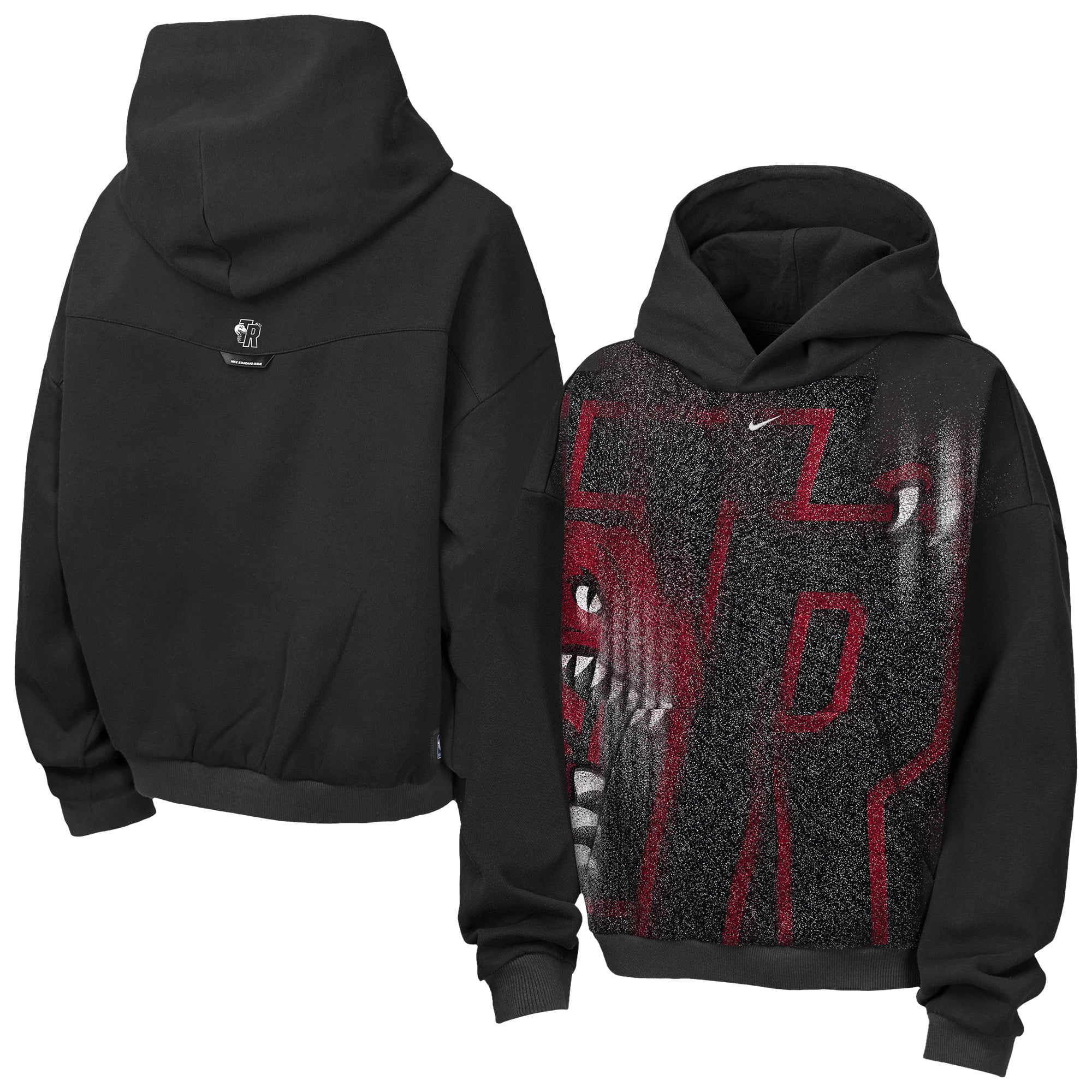 Youth Nike  Black Toronto Raptors 2026/27 Standard Issue Practice Icon Fleece Pullover Hoodie
