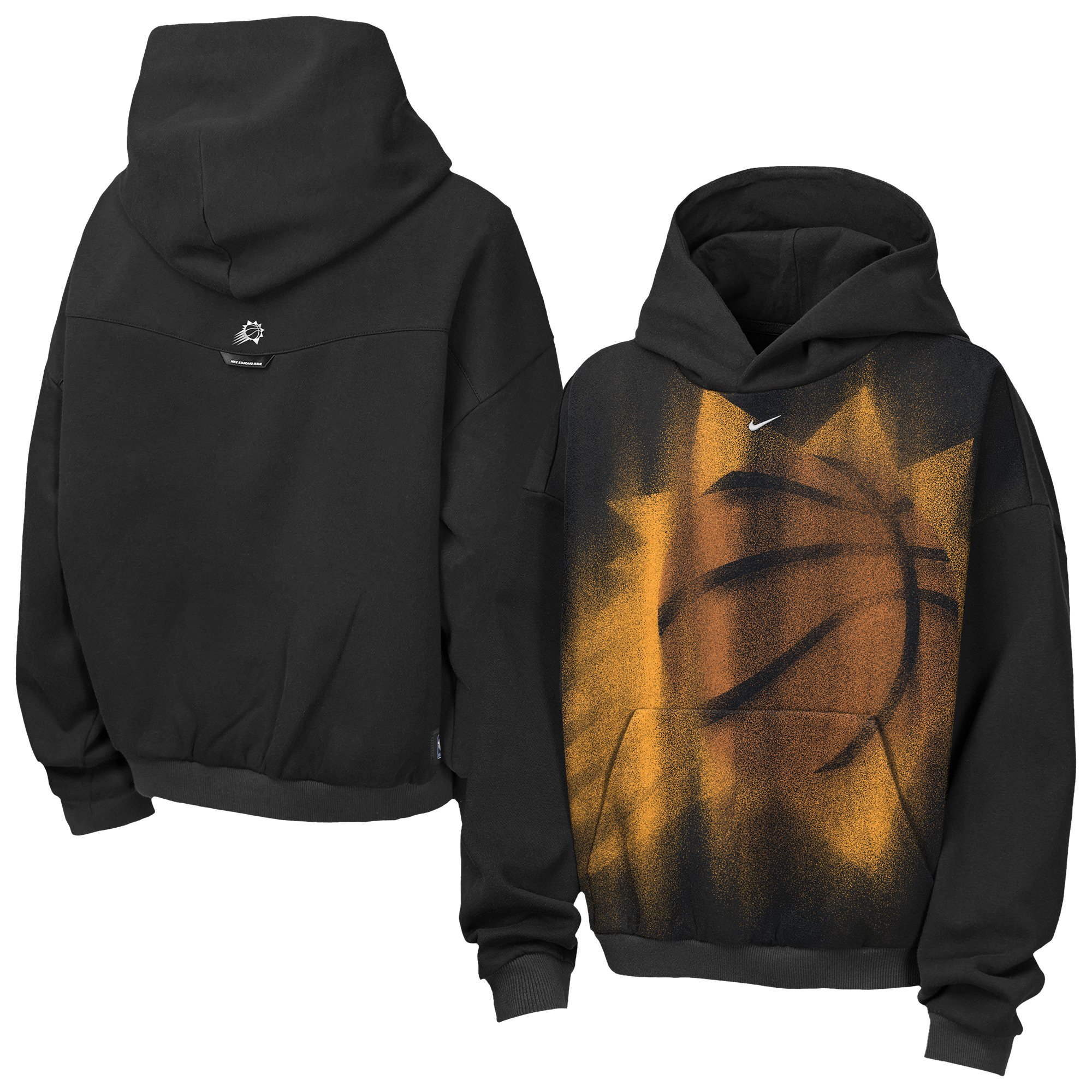 Youth Nike Black Phoenix Suns 2026/27 Standard Issue Practice Icon Fleece Pullover Hoodie