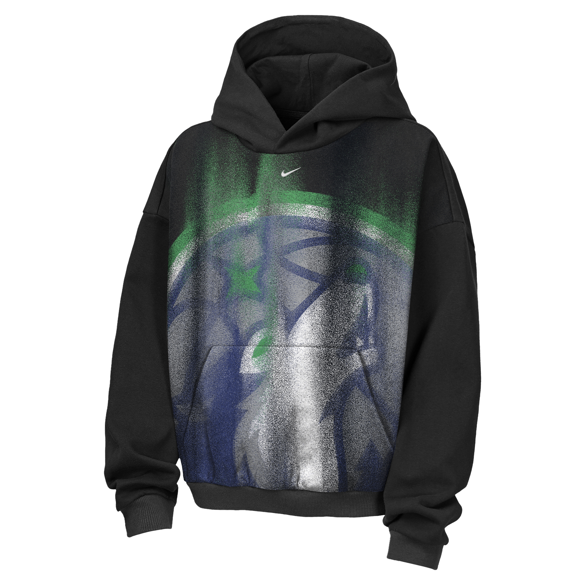 Nike Youth Minnesota Timberwolves Worn With Obsession Standard Issue Therma Fleece Icon Hoodie, Small, Black