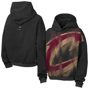Youth Nike  Black Cleveland Cavaliers 2026 Standard Issue Practice Icon Fleece Pullover Hoodie