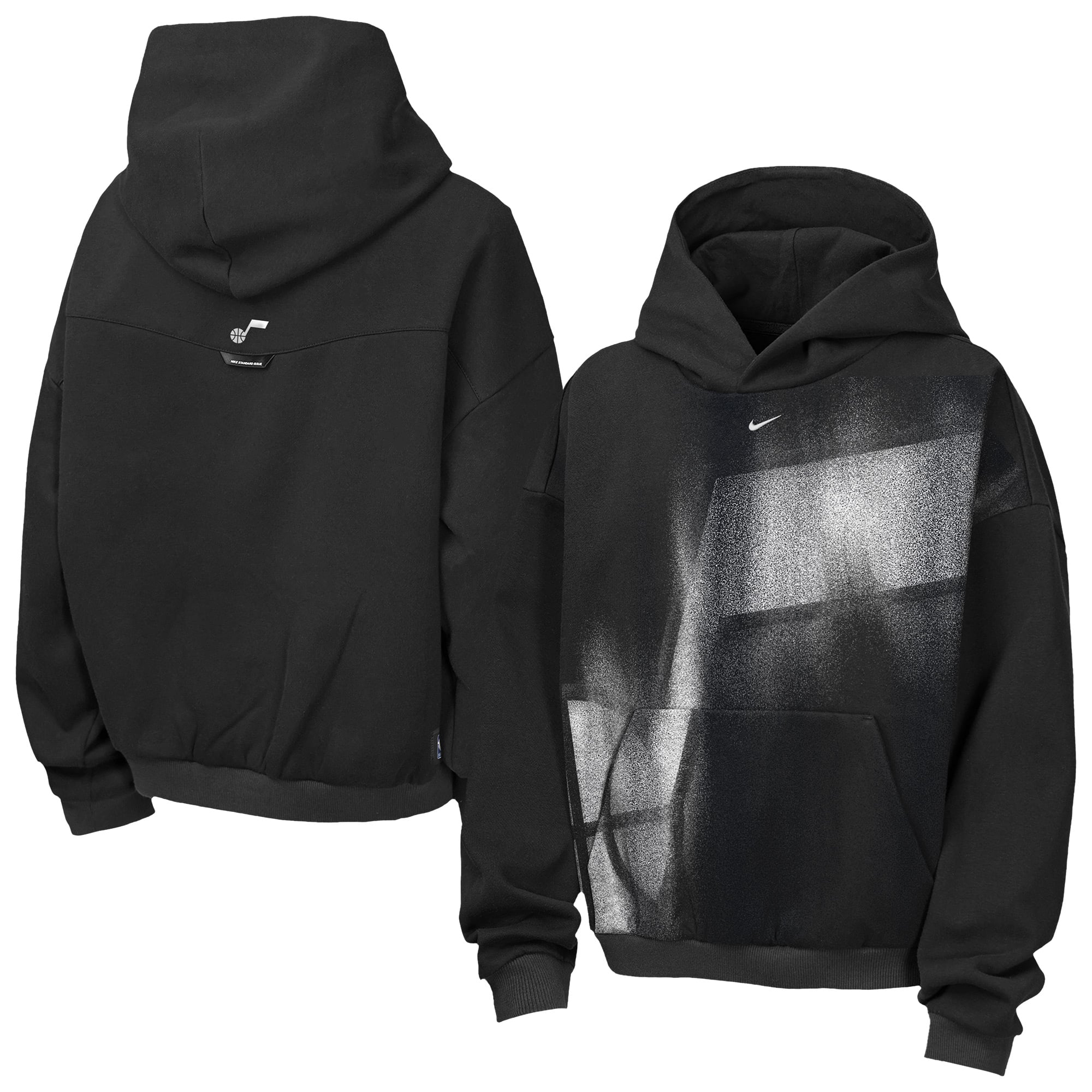 Youth Nike Black Utah Jazz 2026/27 Standard Issue Practice Icon Fleece Pullover Hoodie