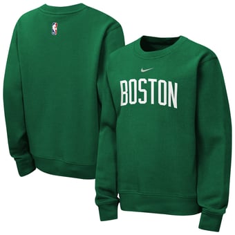 Youth Nike  Kelly Green Boston Celtics Essential Club Wordmark Crewneck Sweatshirt
