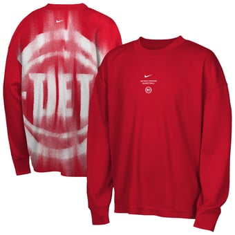 Youth Nike  Red Detroit Pistons 2026 Standard Issue Pre-Game Performance Long Sleeve T-Shirt