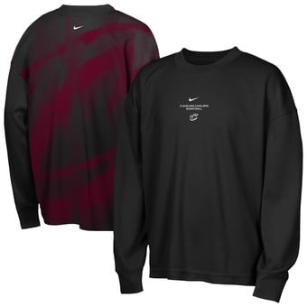 Youth Nike  Black Cleveland Cavaliers 2026 Standard Issue Pre-Game Performance Long Sleeve T-Shirt