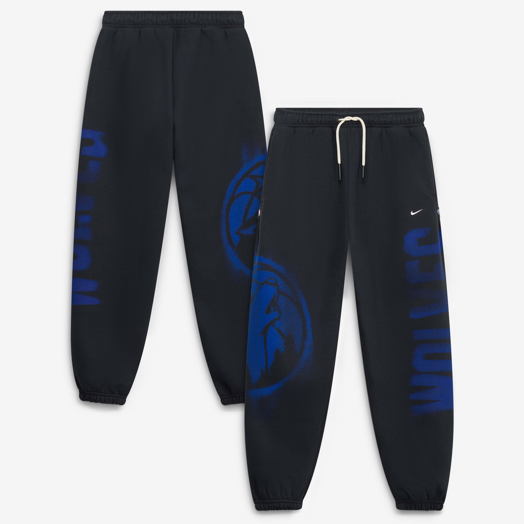 Youth Nike Black Minnesota Timberwolves 2026/27 Standard Issue Authentic Wordmark Fleece Pants