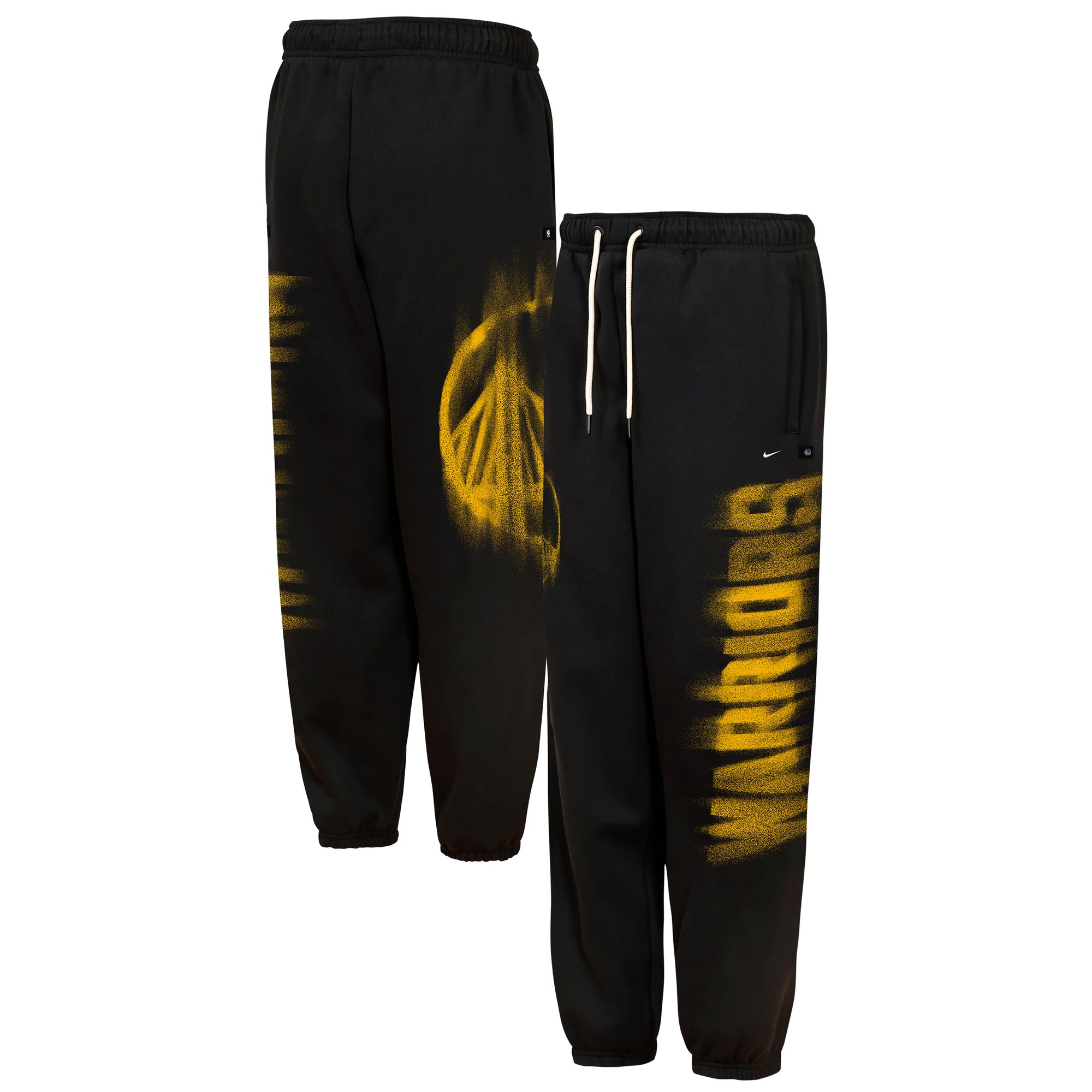 Youth Nike Black Golden State Warriors 2026/27 Standard Issue Authentic Wordmark Fleece Pants