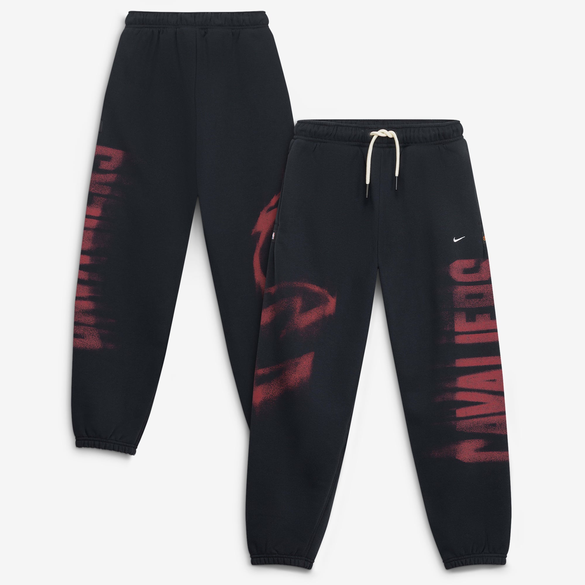 Youth Nike Black Cleveland Cavaliers 2026/27 Standard Issue Authentic Wordmark Fleece Pants