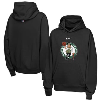 Youth Nike Black Boston Celtics Essential Logo Club Hoodie