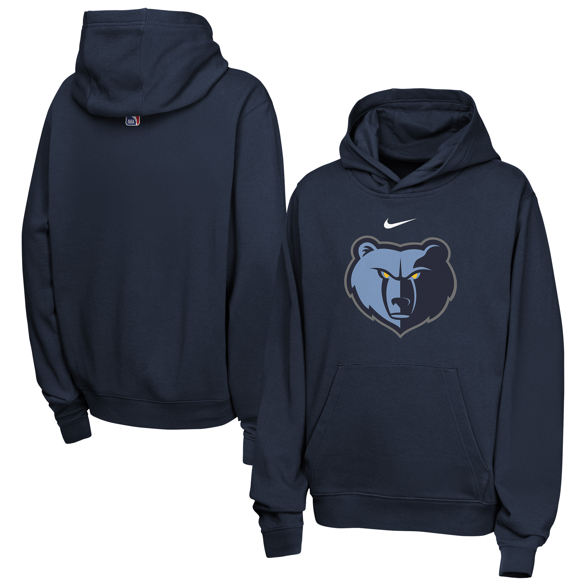 Youth Nike Navy Memphis Grizzlies Essential Logo Club Hoodie Youth Nike Navy Memphis Grizzlies Essential Logo Club Hoodie
