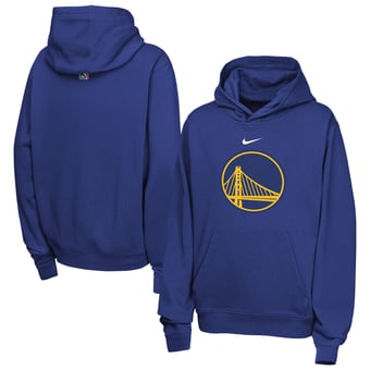 Youth Nike Royal Golden State Warriors Essential Logo Club Hoodie