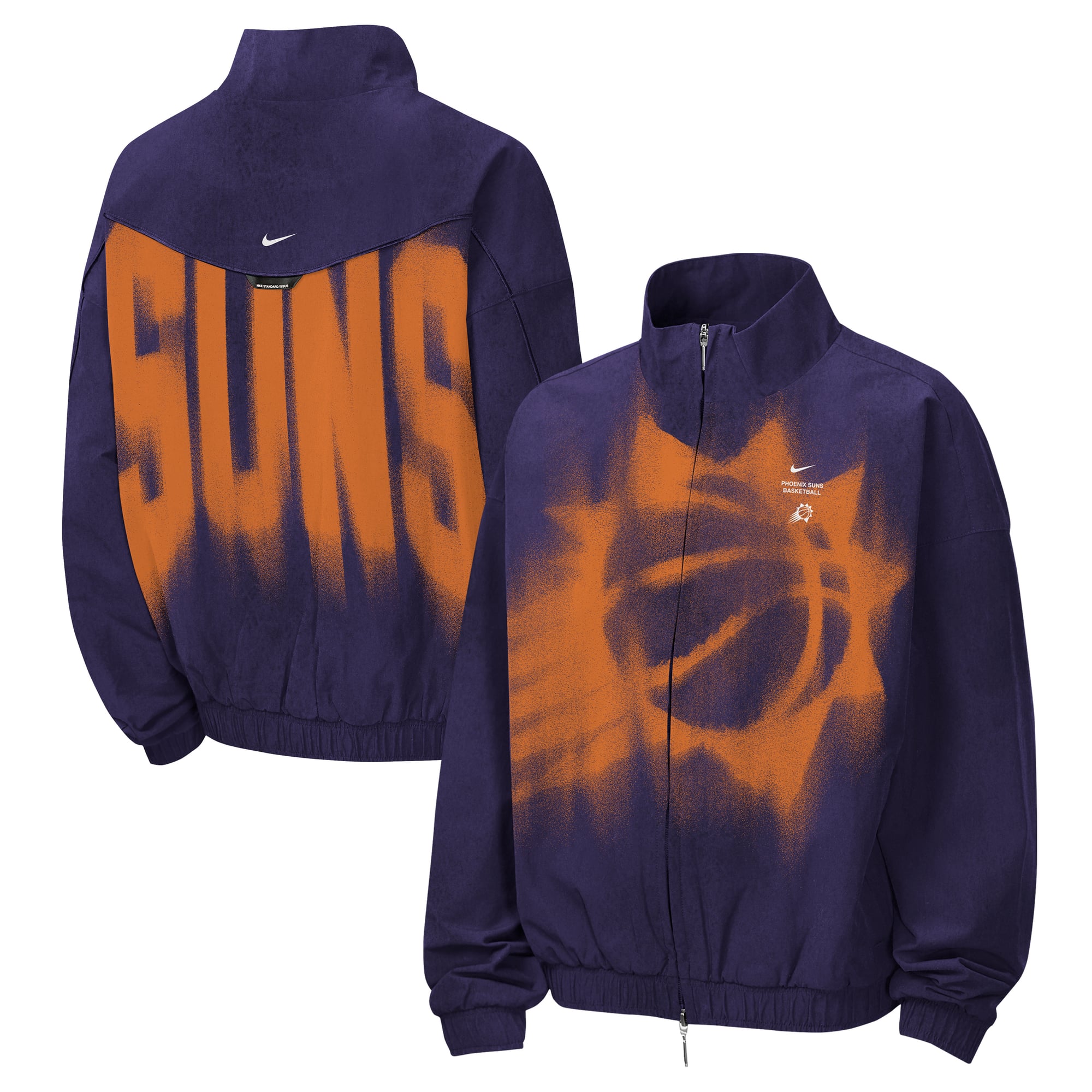 Youth Nike Purple Phoenix Suns 2026/27 Standard Issue On-Court Authentic Game Full-Zip Jacket