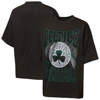 Youth Outerstuff Black Boston Celtics Ballin Rockers Oversized Fashion T-Shirt
