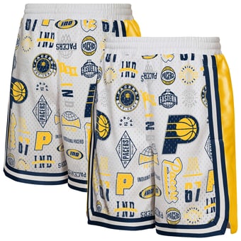 Youth Outerstuff White Indiana Pacers Ball Hog Dazzle Basketball Short