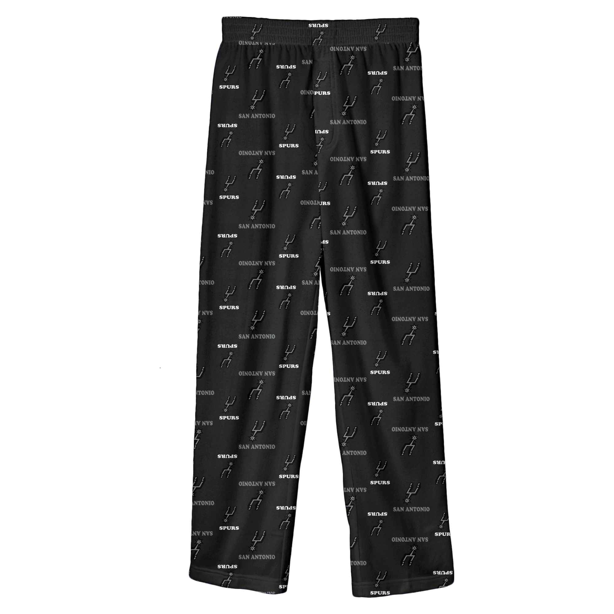 Youth Outerstuff Black San Antonio Spurs Printed Pajama Pants