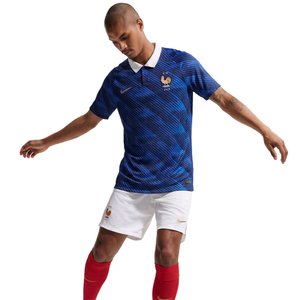 Short de foot Replica Nike Dri-FIT FFF 2026 Stadium Domicile pour homme - Blanc, vue 5