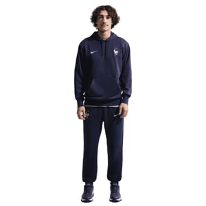 Sweat à capuche Nike Club France - Bleu foncé, vue 4