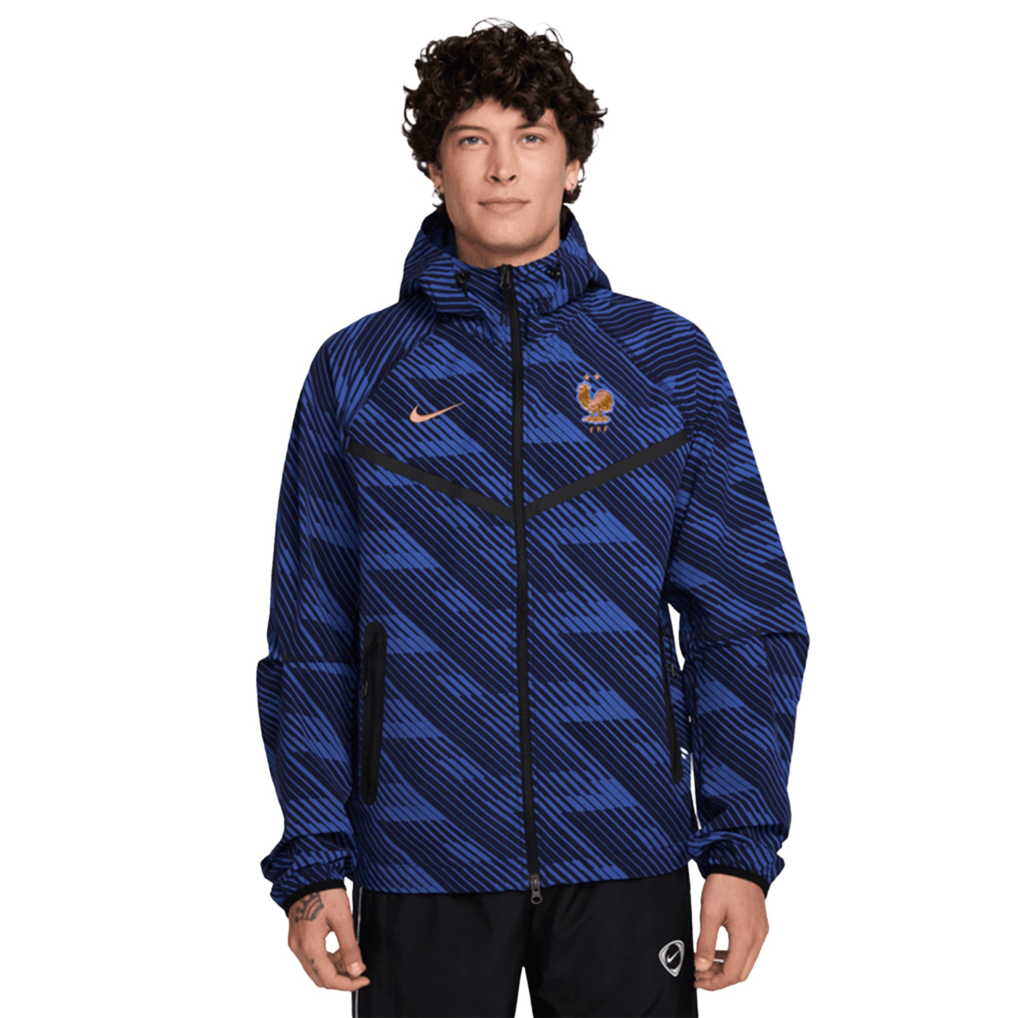 Veste tissée Nike Tech France - Bleu royal