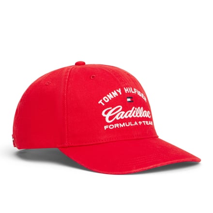 Cadillac Tommy Hilfiger Varsity Cap - Red - Unisex