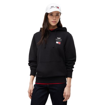 Cadillac Tommy Hilfiger Logo Hoodie - Black
