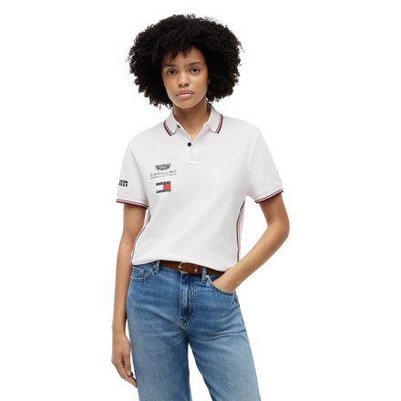 Cadillac Tommy Hilfiger Team Replica Polo - White