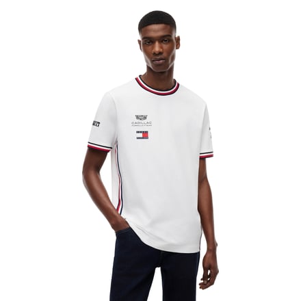 Футболка Cadillac Tommy Hilfiger 2026 Valtteri Bottas 77 Team T-Shirt - White