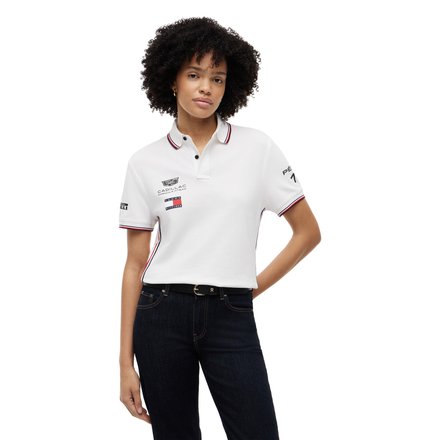 Cadillac Tommy Hilfiger 2026 Sergio Perez Team Polo - White