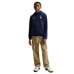 Sweat à capuche Nike Club France - Bleu foncé - Enfant, vue 4