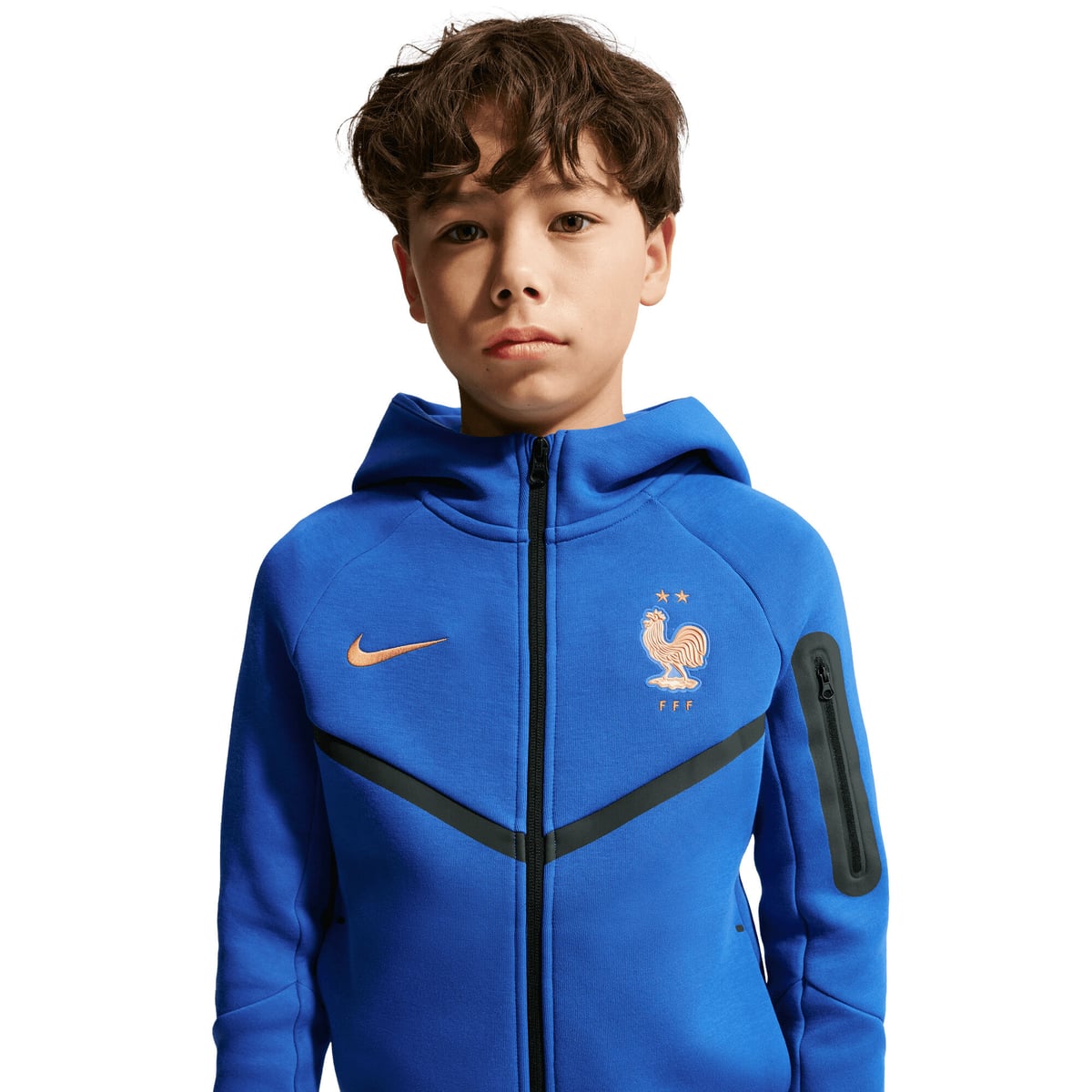 Veste polaire technique Nike France - Bleu roi - Enfant