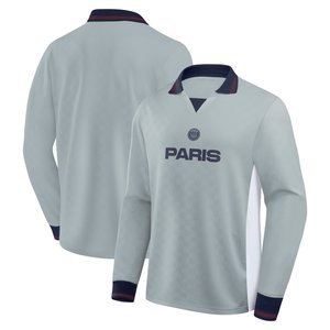 Maillot manches longues PSG Rétro - Gris sport, vue 2