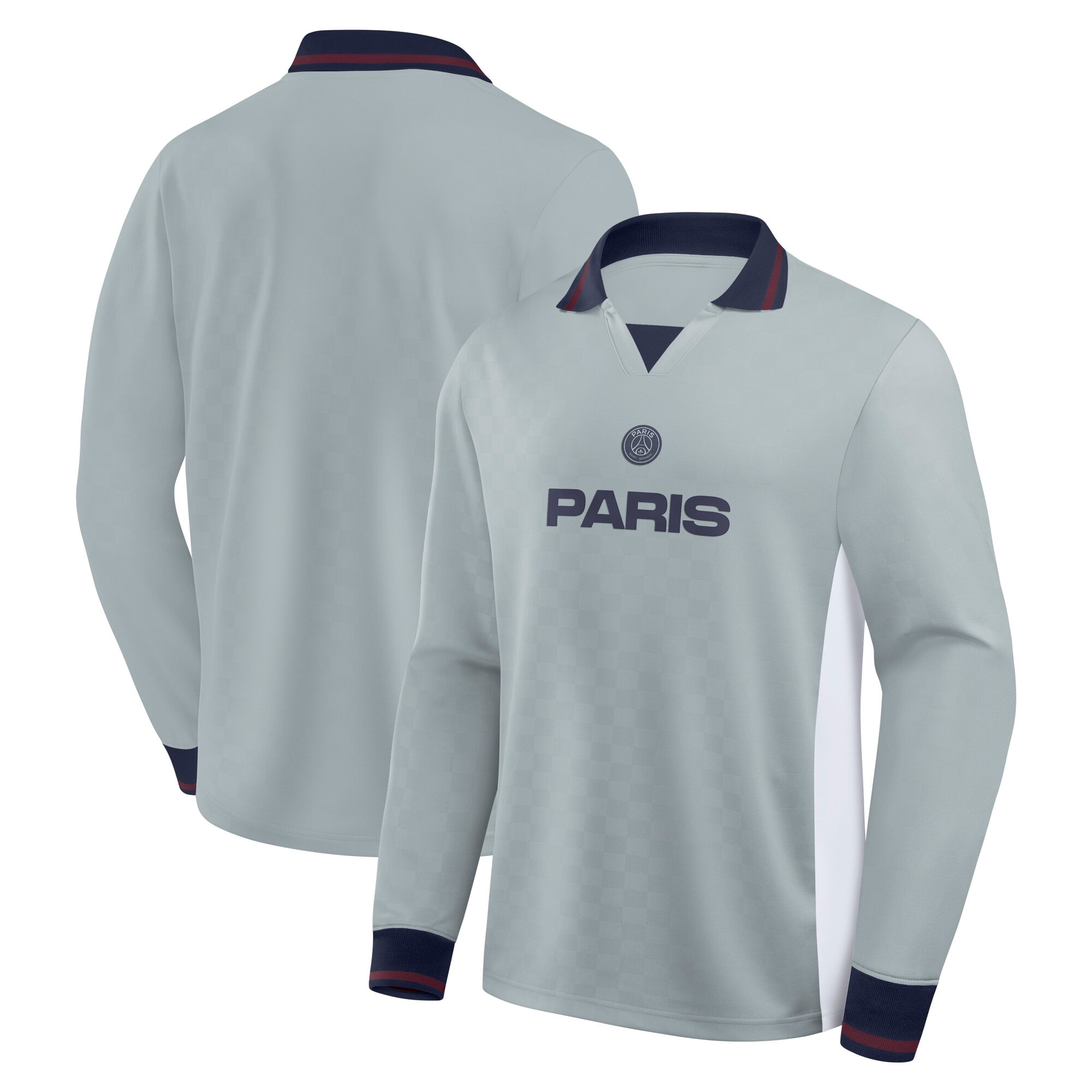 Maillot manches longues PSG Rétro - Gris sport