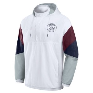 Veste 1/4 zippée PSG Rétro - Blanc, vue 3