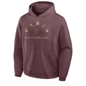 Sweat à capuche oversize PSG Elements - Prune, vue 3