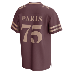 Maillot de Football Américain PSG Elements - Prune/Or, vue 4