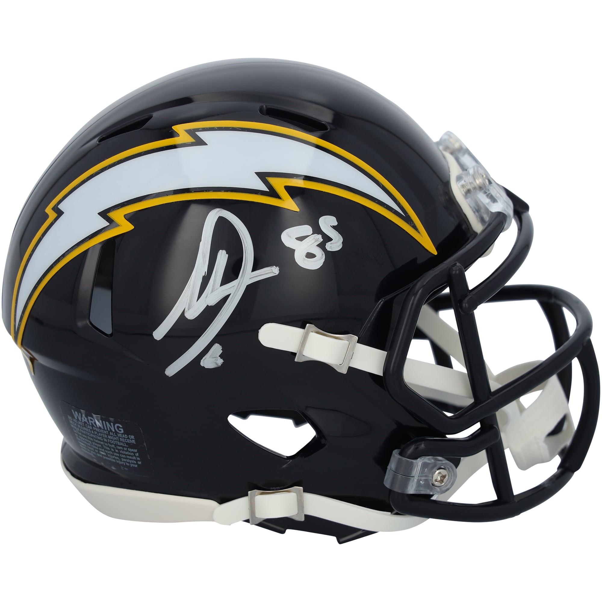Antonio Gates San Diego Chargers Autographed Riddell 2025 Alternate Speed Mini Helmet