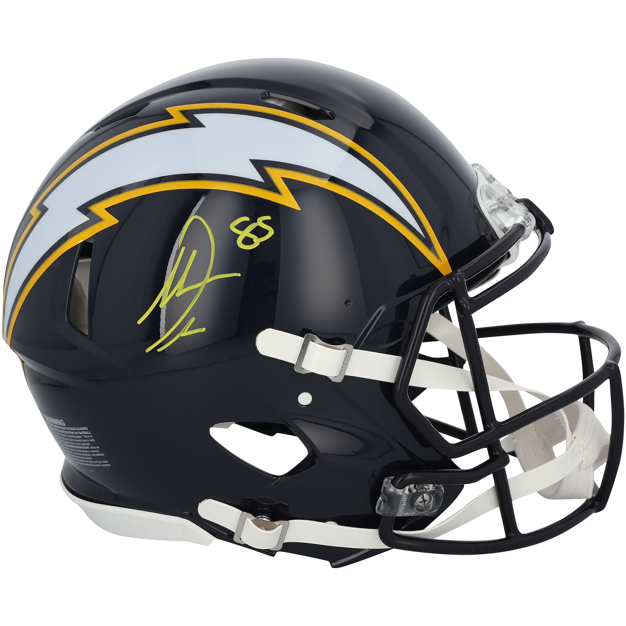 Antonio Gates San Diego Chargers Autographed Riddell 2025 Alternate Speed Authentic Helmet