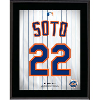 Juan Soto New York Mets 10.5" x 13" Jersey Number Sublimated Player Plaque