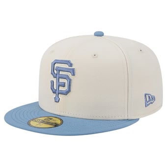 Men's New Era Cream/Light Blue San Francisco Giants Color Pack 59FIFTY Fitted Hat