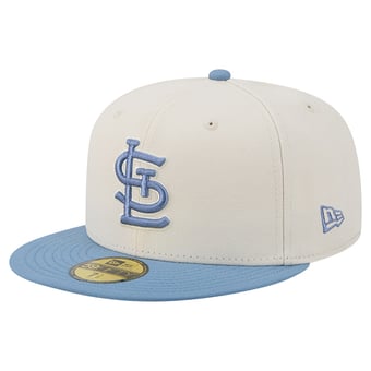 Men's New Era Cream/Light Blue St. Louis Cardinals Color Pack 59FIFTY Fitted Hat