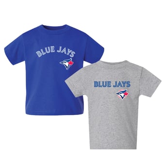 Toddler  Royal/Gray Toronto Blue Jays Logo 2-Pack T-Shirt Set