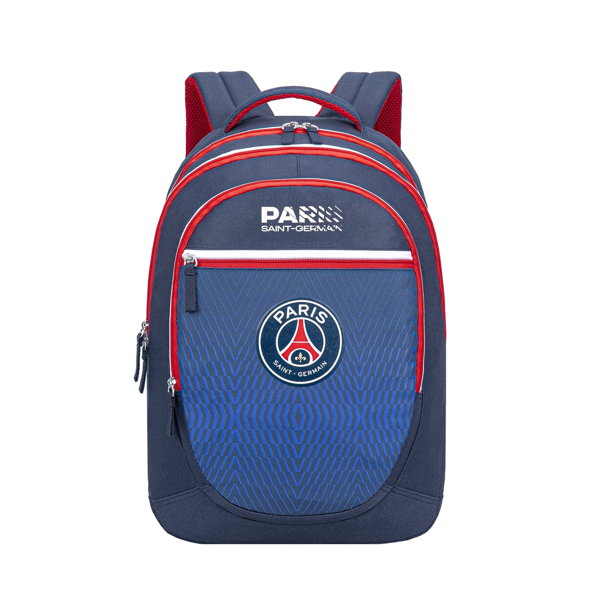 Sac à dos Paris Saint-Germain - 3 compartiments - 45 x 32 x 16 cm - Bleu marine