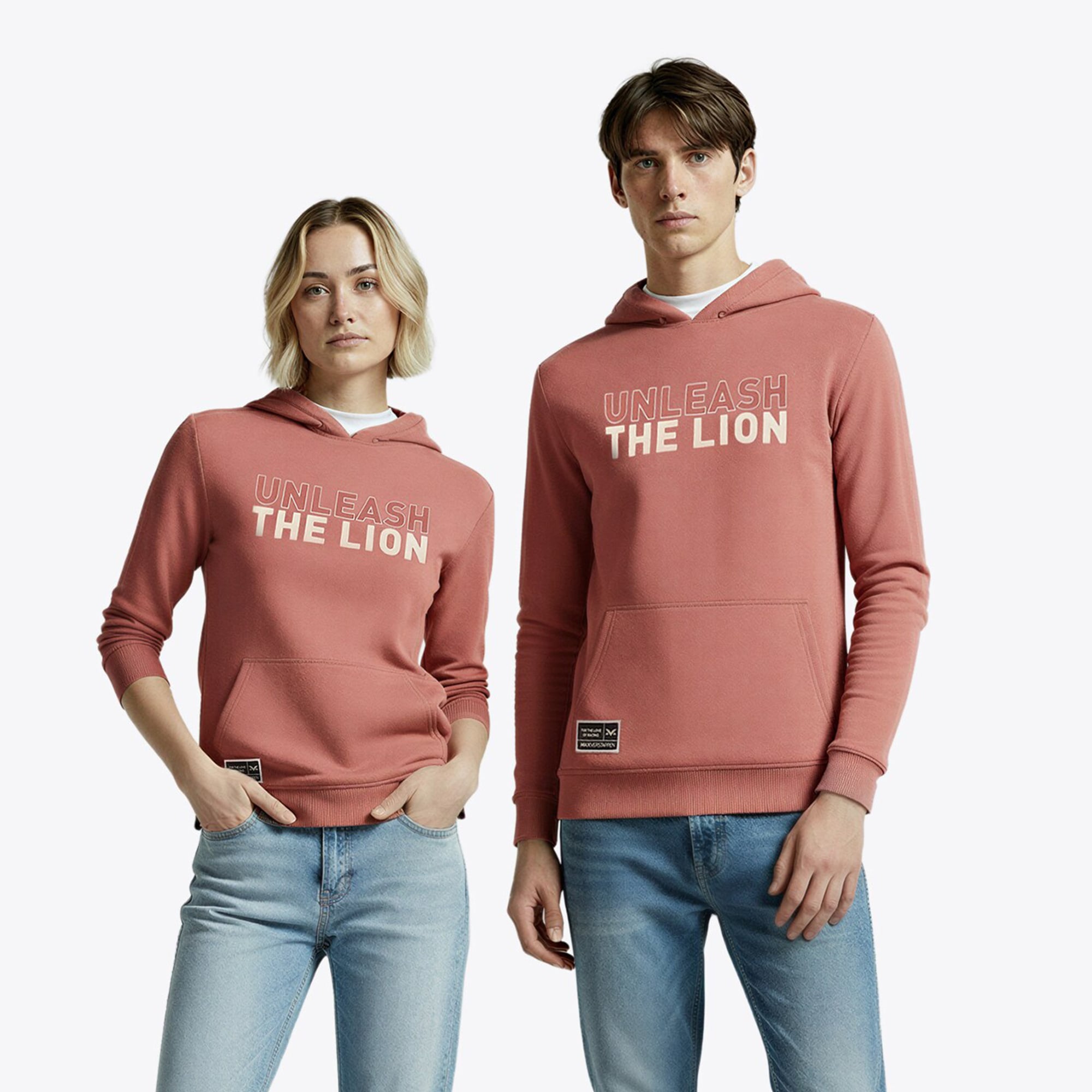 Max Verstappen „Unleash The Lion“-Hoodie – Kupfer